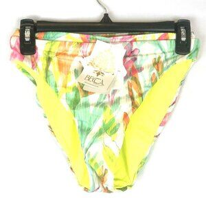 Rebecca Virtue Becca Women’s Danielle Banded High Waist Bikini Bottom Size Small